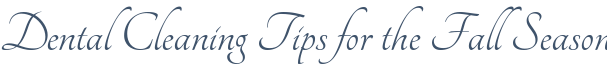Dentist Rolling Meadows Dental Cleaning Tips for the Fall Season